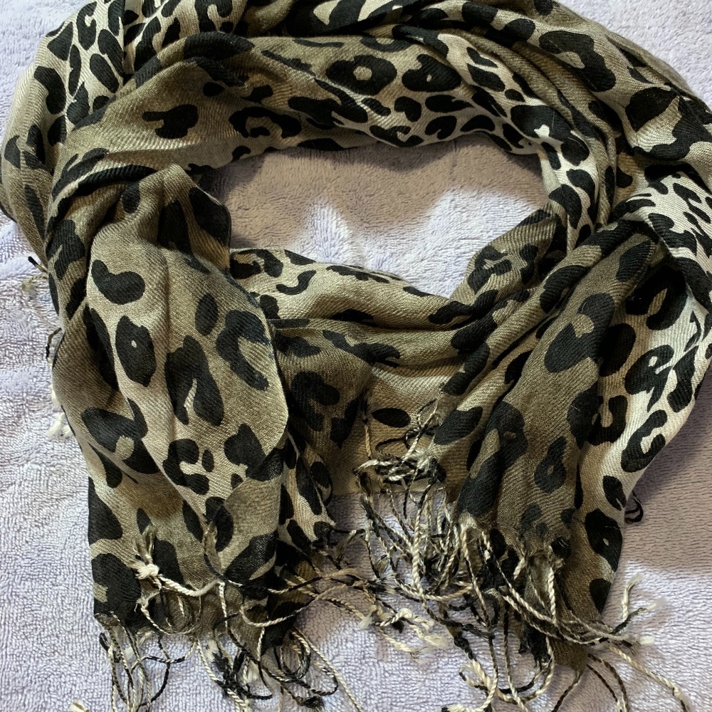 Leopard Print Scarf
